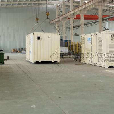 China 220V 50Hz High Efficiency Nitrogen Gas Plant With ISO Container zu verkaufen