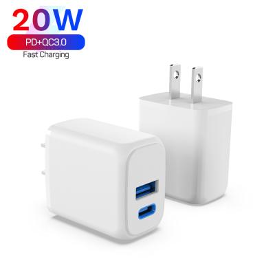 China 20W QC3.0 PD Power Adapter Usbc Computer Charger Fast Charging for sale