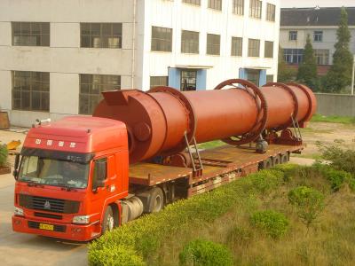 China Industrial Sewage Sludge Dryer Rotary Kiln Dryer For Metallurgy / Building Materials for sale