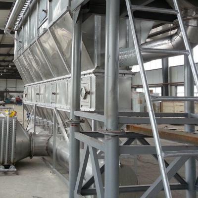China Continuous Horizontal Fluid Bed Dryer FBD For Agrochemicals en venta