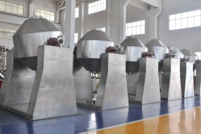 China SUS304 SUS316L Industrial Mixer Machines Double Cone Rotary Vacuum Dryer for sale