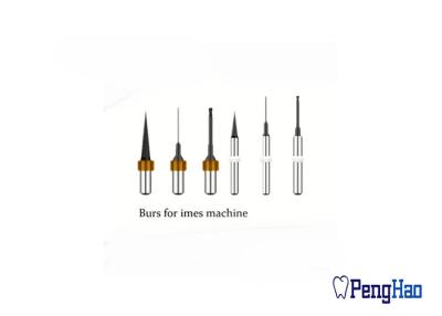 China DLC Coated Type Dental Zirconia Milling Burs High Strength For CAD CAM System for sale
