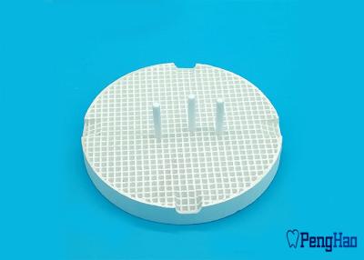 China Ceramic / Porcelain Honeycomb Firing Tray Round Shape For Dental Laboratory for sale