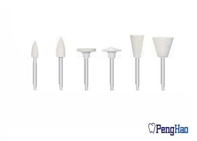 China 4 - ferramentas abrasivas dentais do diâmetro de 13mm, borracha de silicone eficiente que lustra Burs à venda