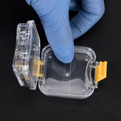 China Plastic Material Dental Lab Tools Membrane Tooth Retainer Case Denture Storage Box for sale