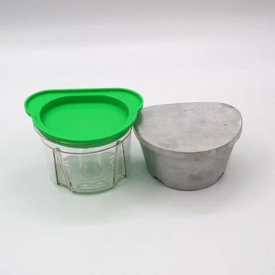China Vollmaterial-zahnmedizinisches Labor bearbeitet Plastikverdoppelungsflaschen-Gebiss-Nährboden-Modell zu verkaufen