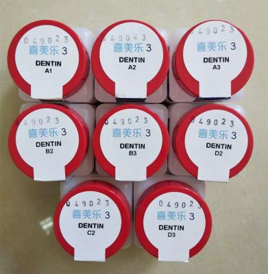 China Porzellan-Pulver-zahnmedizinisches Labor bearbeitet Gebiss-Material 100% Vorlage Ceramco 3 für Metall zu verkaufen