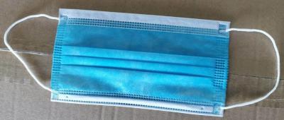 China Supply 3 layer  non-woven fabrics Disposable Protective Face Mask for sale