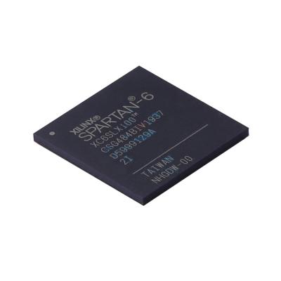 China Meilinmchip Newest XC6SLX100 IC Chip Series Field Programmable Gate Array IC FPGA 338 I/O 484CSBGA XC6SLX100-2CSG484I for sale