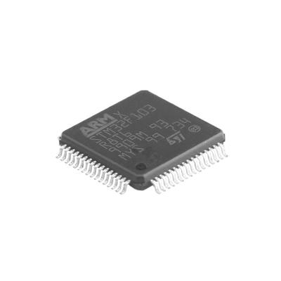 China Microplaqueta instantânea do microcontrolador do circuito integrado STM32-Bit 64KB de STM32F103R8T6 SMD à venda