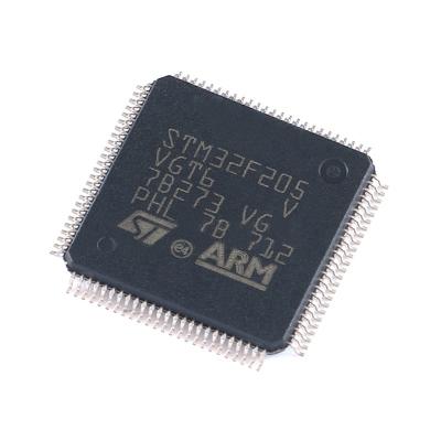 China In Stock Microcontrollers IC MCU 32BIT 1MB FLASH 100LQFP integrated circuits programmable ic chip STM32F205VGT6 for sale