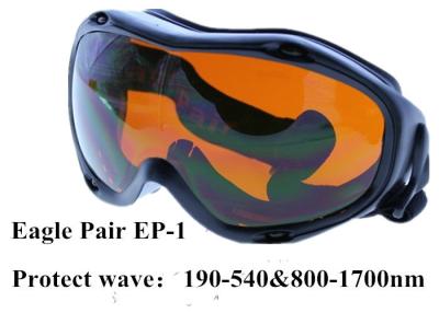 China Ultraviolet / Excimer / CO2 Laser Protection Goggles 190nm - 540nm for sale
