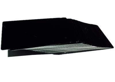 中国 エッチングされたステンレス鋼カード レーザー機械は黒い金属の名刺 85.5×54mm を分けます 販売のため