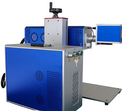 China Small Portable 20W 30W Co2 Laser Marking Machine High Precision Plastic Rubbery for sale
