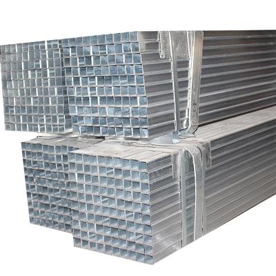 China ASTM A36 Pre-Galvanized Rectangular Welded Steel Tube MS Iron  Square Pipe for sale