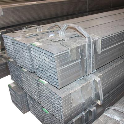 China Corrugated Square Tubing Galvanized Steel Pipe Iron Rectangular For Carports for sale
