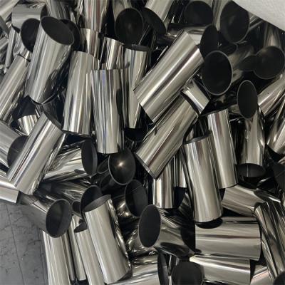 China 2B Finished Decorated Stainless Steel Pipes Round Steel Tube for sale