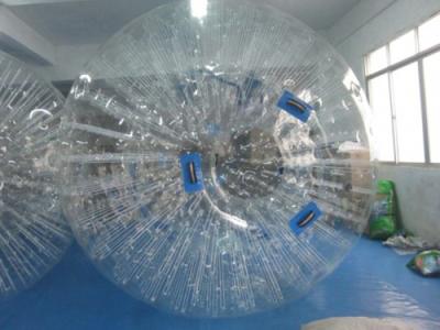 China Transparent 0.7mm TPU Inflatable Body Zorb Ball For Blow Up Water Park for sale