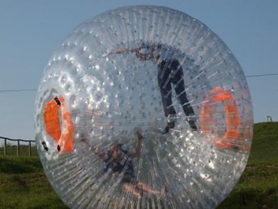 China Commercial Grade Outside Humans Sized Zorb Inflatable Ball For Team Games for sale