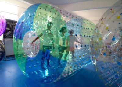China Large Blow Up Water Parks Kids Inflatable Roller Ball With 70cm Entrance for sale
