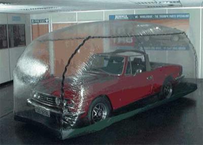 China Transparent Inflatable Car Capsule / Storage / Covers / Garage Approved CE for sale