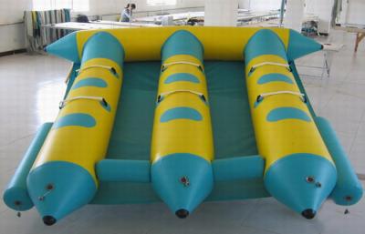 China Customed 6 Seaters Inflatable Banana Boat Fly Fish For Blow Up Pool Toys for sale