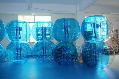 China 1.5 m diameter bubble balls for adults , Body Zorbing ball school for sale