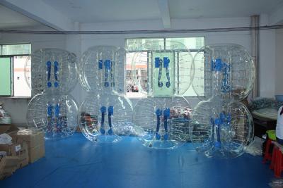 China Transparent inflatable bubble soccer bubble football suits for soccer club for sale