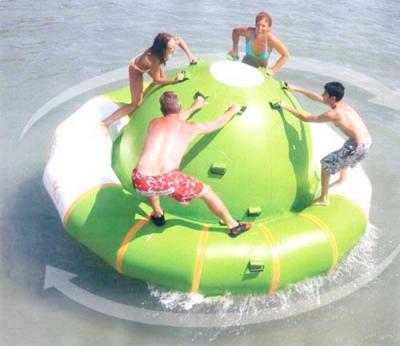 China Commercial Grade Crazy UFO Inflatable Disco Boat For Water Game for sale