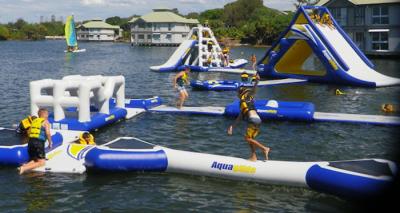 China Amusement floating Inflatable Water Park Equipments inflatable water game for sale