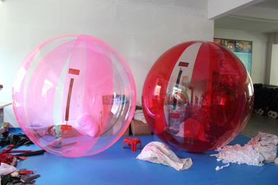 China Aufblasbarer Weg PVCs/TPU weich auf Wasser-Ball-ungiftiger Wasserbeständigkeit zu verkaufen