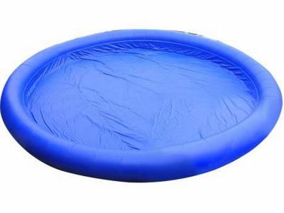 China 0.6 mm / 0.9 mm Pvc Plastic Blue Inflatable Swimming Pools Portable Above Ground for sale