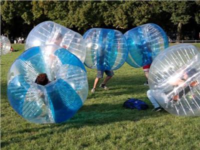 China Waterproof Fabric Inflatable Bubble Ball Soccer / Inflatable Bubble Football for sale