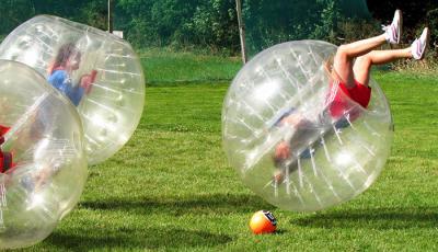 China Big Inflatable Bubble Soccer Diameter 1.2m / 1.5m / 1.8m For Head Sport Football for sale