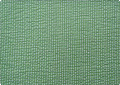 China Green / White Seersucker Fabric Sear Sucker Material For Bag / Cover / Curtain for sale