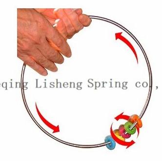 China Ursprüngliches Geschnatter-Ring-Spielzeug, Kreiselkompass-Ring-Spielzeug-Kohlenstoffstahl/Edelstahl-Material zu verkaufen