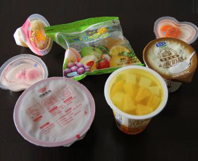 China Snack Foods Easy Peel Lidding Packaging 3 Mil Film Transparent for sale
