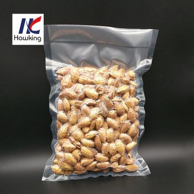 China Seal Storage For Nut Food Embossed Surface Vacuum Bag / Roll Bag for sale