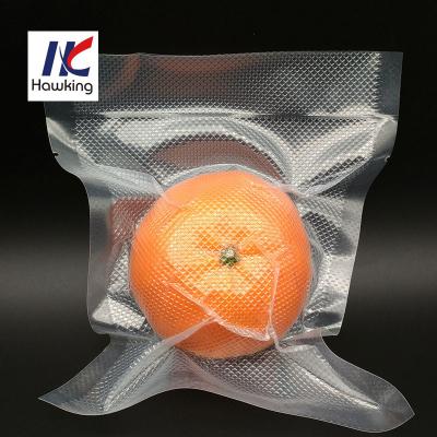 China Household Plastic Freeze Embossed Vacuum Bag For Fresh Food Storage for sale