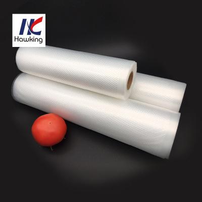China Transparent Embossed Sealer Vacuum Bags With 7/9 Layer Coextruded Film for sale