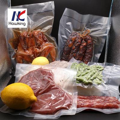 China Food Freezer Embossed Vacuum Bag For Refrigerator 7 X 10 Inch for sale