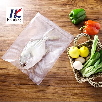 China Moisture Proof Heat Shrink Plastic Bags Reusable Vacuum Food Storage Bags for sale