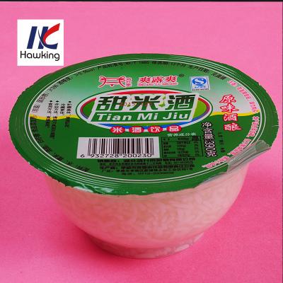 China Factory Supply Easy Peelable Lidding Film for PE and PP Tray Cover Films for sale