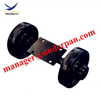 China Crawler dumper rubber track undercarriage top roller assy MST 1500 top roller by factory manufacturer for sale
