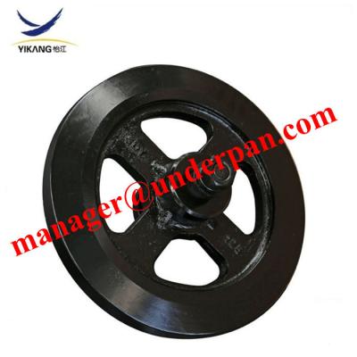 China Crawler dumper rubber track undercarriage idler assy MST 800 front idler by factory manufacturer for sale