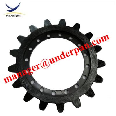 China Crawler dumper rubber track undercarriage sprocket assy MST 800 sprocket by factory manufacturer for sale
