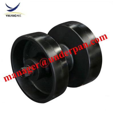 China Crawler dumper rubber track undercarriage bottom roller assy MST 800 track roller by factory manufacturer for sale