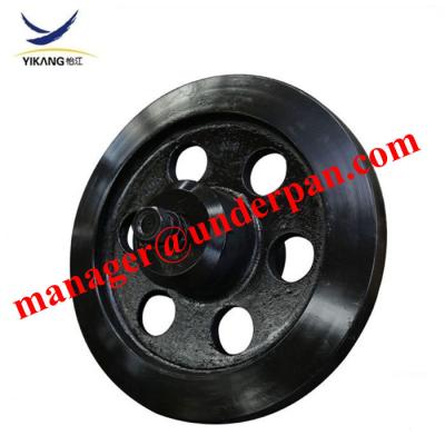 China Crawler dumper rubber track undercarriage front idler assy MST 2200 idler  by factory manufacturer for sale