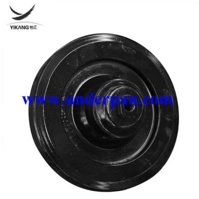 China Crawler dumper rubber track undercarriage front idler assy MST 300 idler  by factory manufacturer for sale
