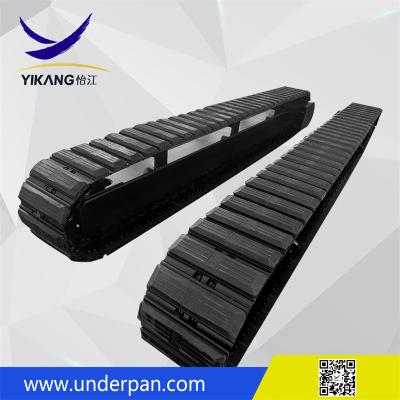 China Custom China factory price crawler steel track undercarriage chassis system with rubber pad for sale